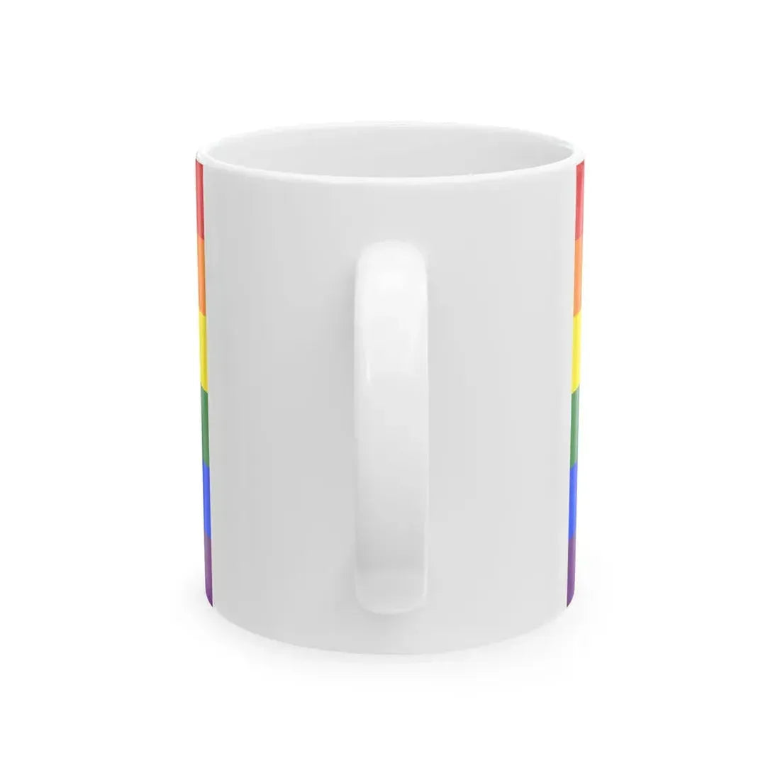 LGBT flag of the Netherlands 2 (Netherlands) White Coffee Mug - Go Mug Yourself