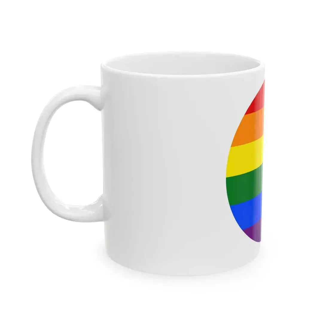 LGBT Pride Flag of Japan (Japan) White Coffee Mug - Go Mug Yourself