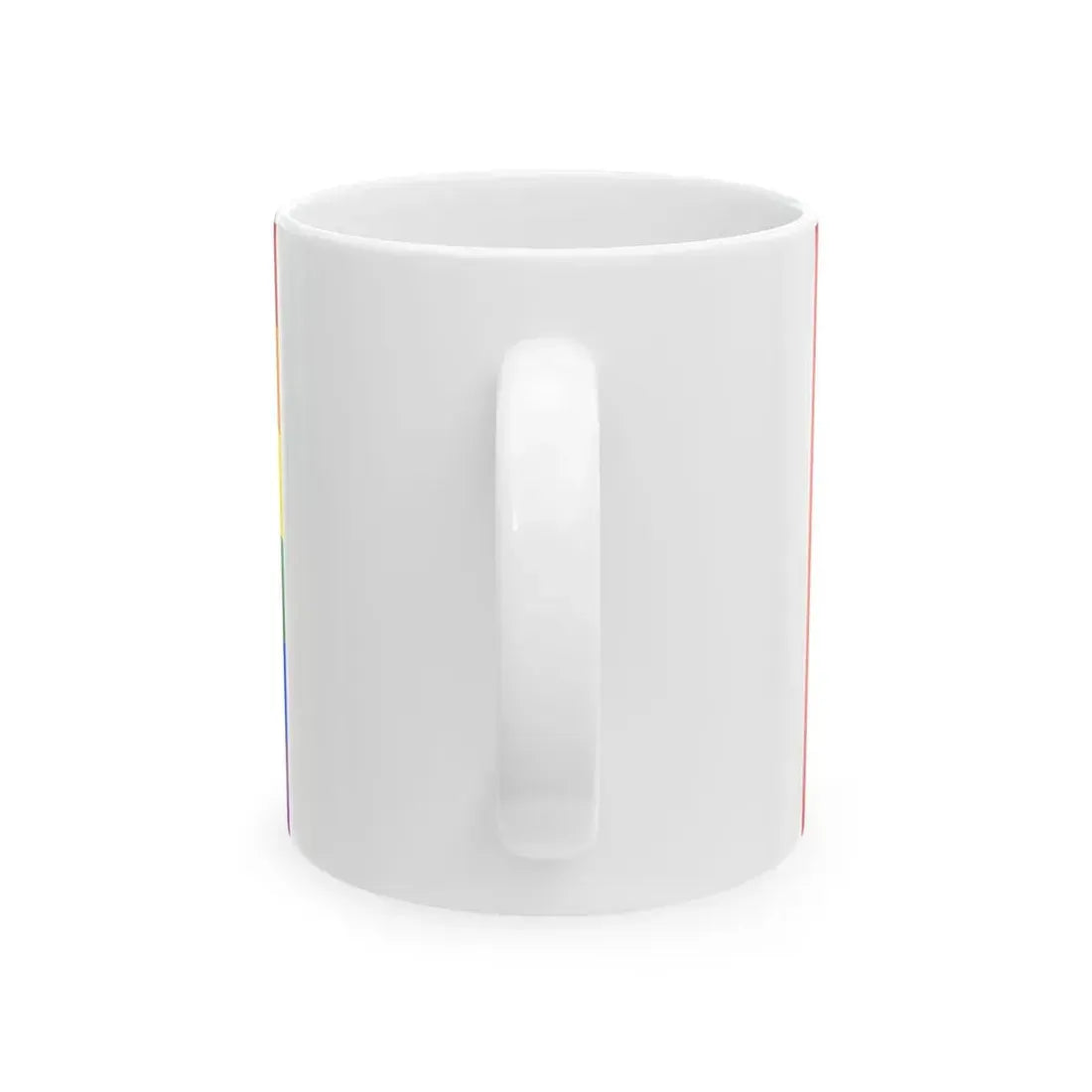 LGBT rainbow flag of the Peoples Republic of China (China) White Coffee Mug - Go Mug Yourself