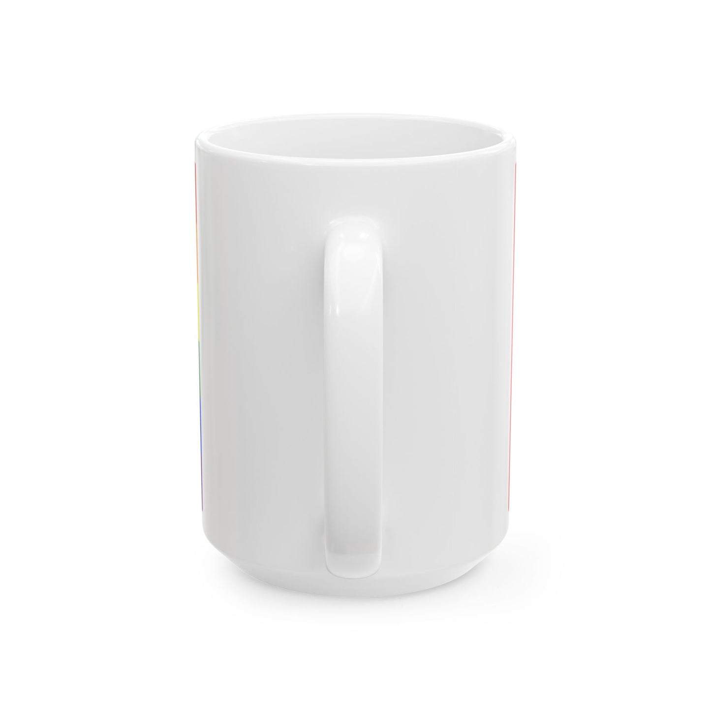 LGBT rainbow flag of the Peoples Republic of China (China) White Coffee Mug-Go Mug Yourself
