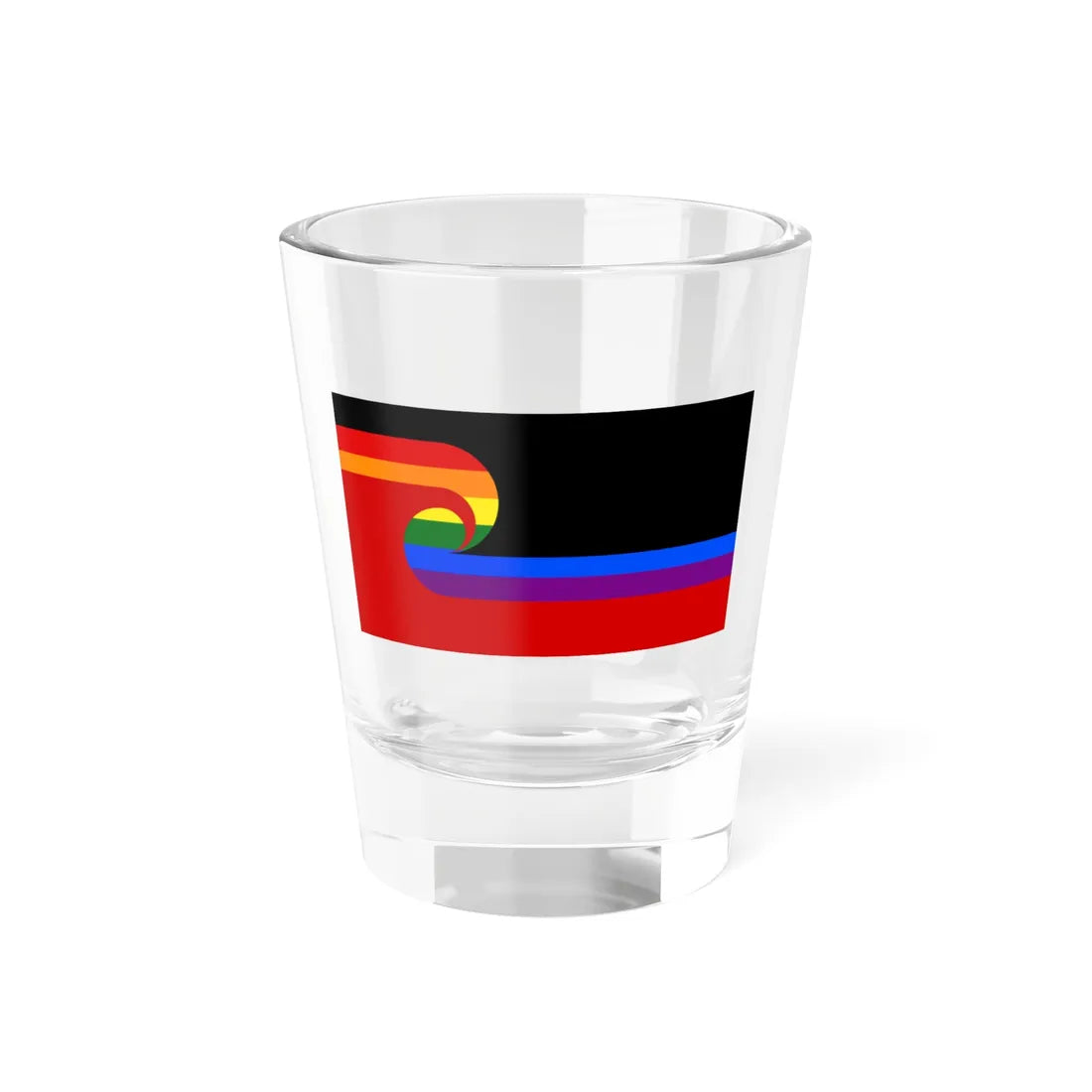 LGBT Tino Rangatiratanga (New Zealand) Shot Glass 1.5oz - Go Mug Yourself