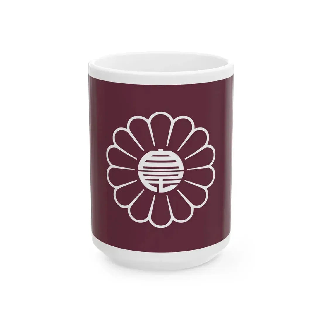 Liberal Democratic Party Japan Flag (Japan) White Coffee Mug 15oz - Go Mug Yourself
