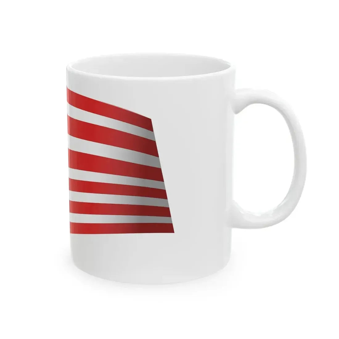 Liberia Flag - iconic waving (Liberia) White Coffee Mug - Go Mug Yourself