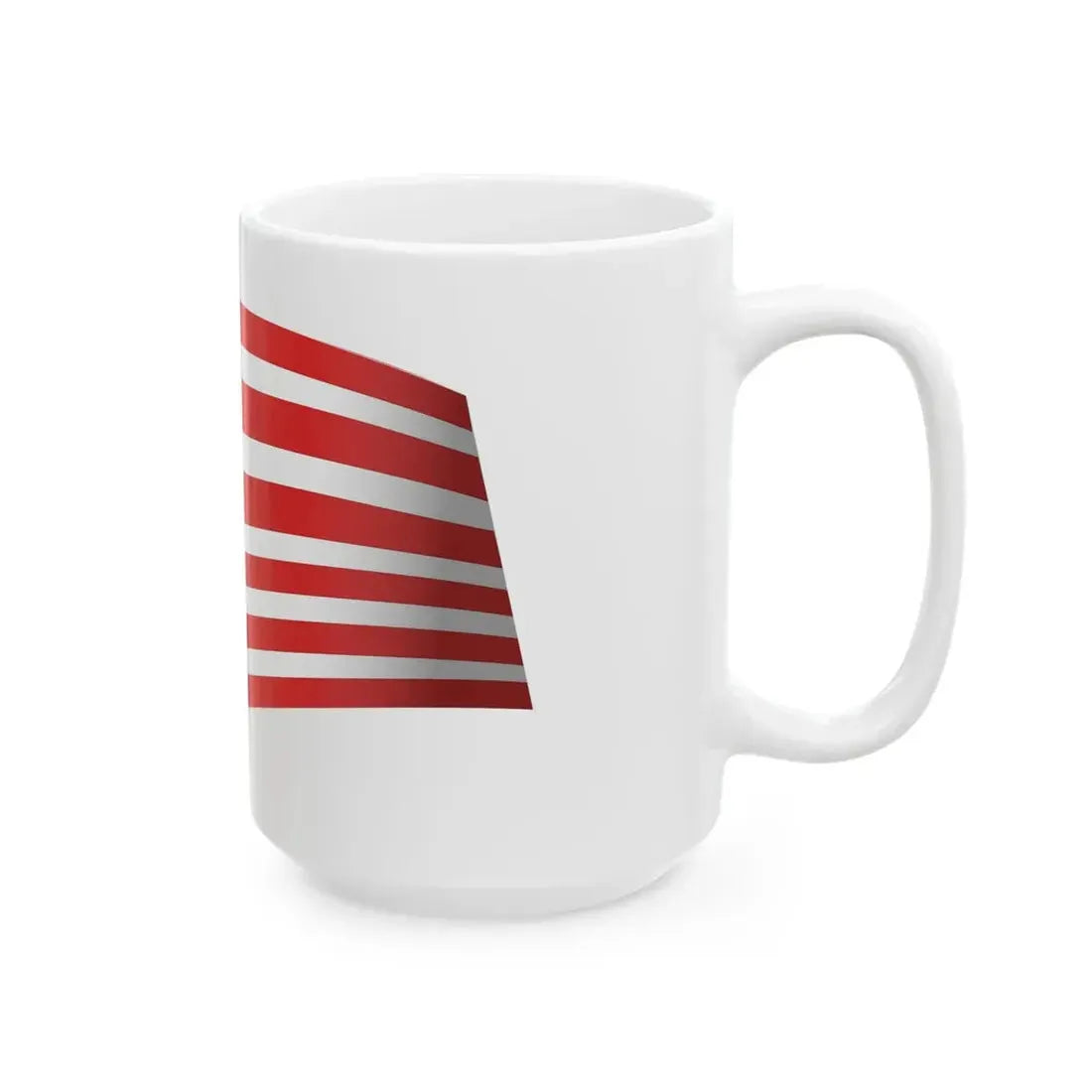 Liberia Flag - iconic waving (Liberia) White Coffee Mug - Go Mug Yourself