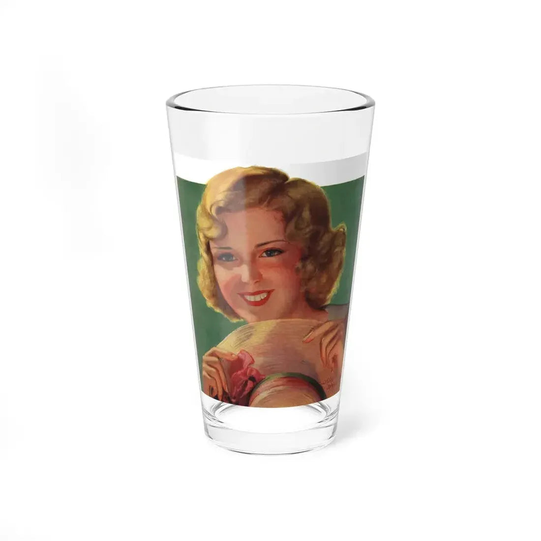 Liberty magazine cover, August 6, 1932 - Pint Glass 16oz 16oz - Go Mug Yourself