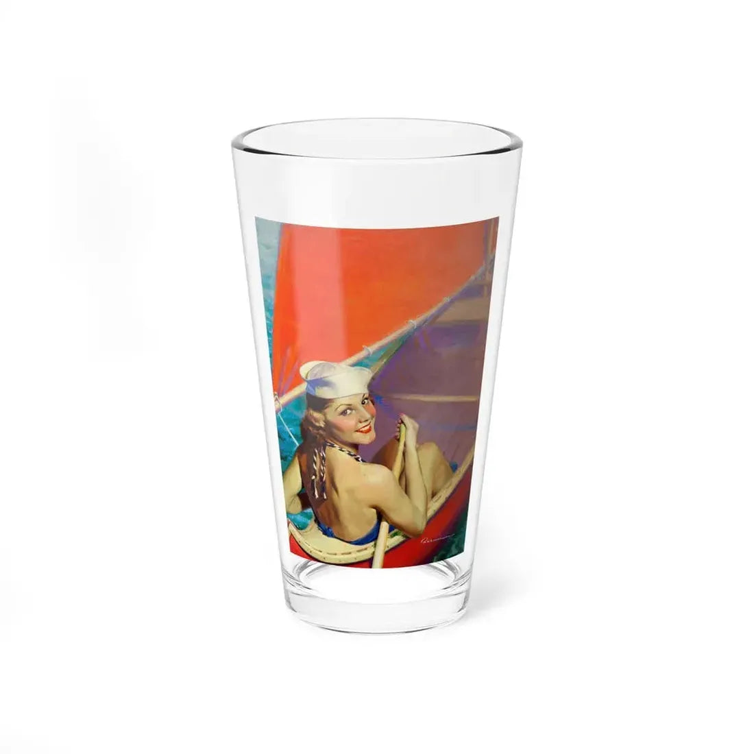 Liberty magazine cover, July 24, 1937 - Pint Glass 16oz 16oz - Go Mug Yourself