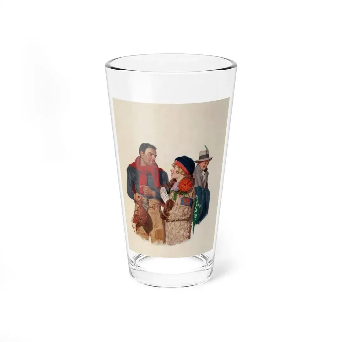 Liberty magazine cover, November 6, 1926 - Pint Glass 16oz 16oz - Go Mug Yourself