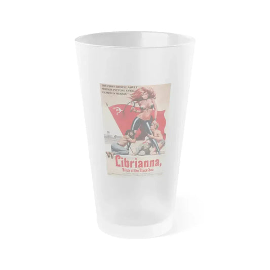 LIBRIANNA, BITCH OF THE BLACK SEA 1979 Movie Poster - Frosted Pint Glass 16oz 16oz Frosted - Go Mug Yourself