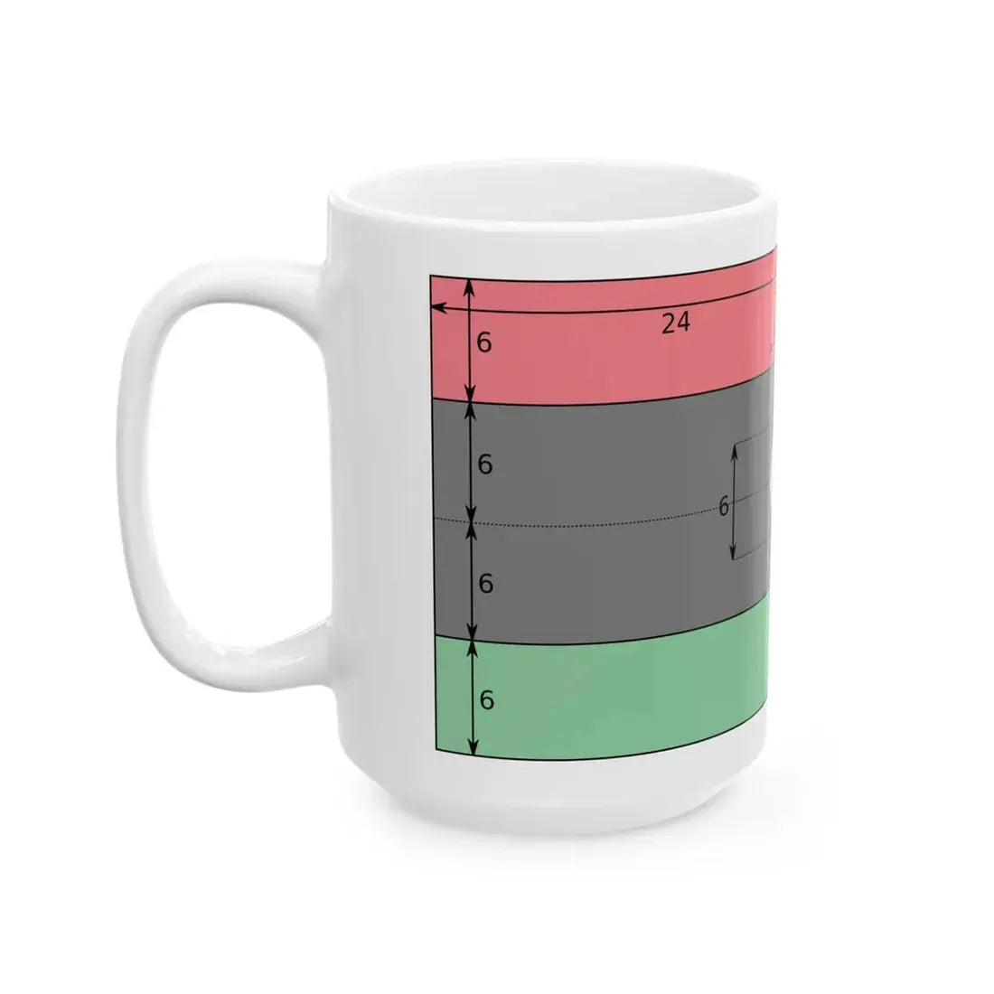 Libya Flag Constitutional Construction (Libya) White Coffee Mug - Go Mug Yourself