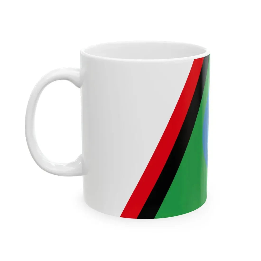 Libyan Coast Guard Racing Stripe (Libya) White Coffee Mug - Go Mug Yourself