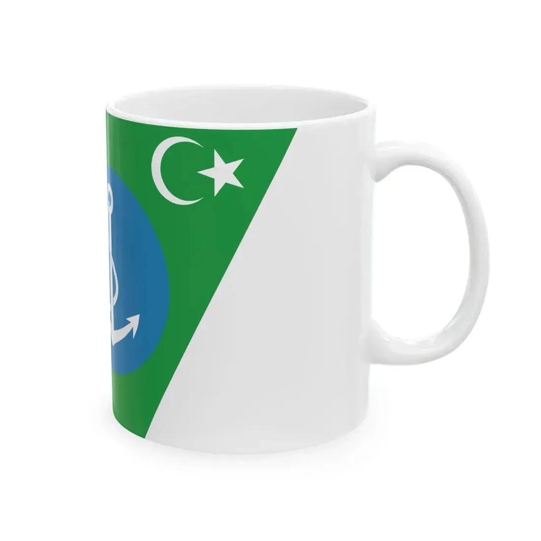 Libyan Coast Guard Racing Stripe (Libya) White Coffee Mug - Go Mug Yourself