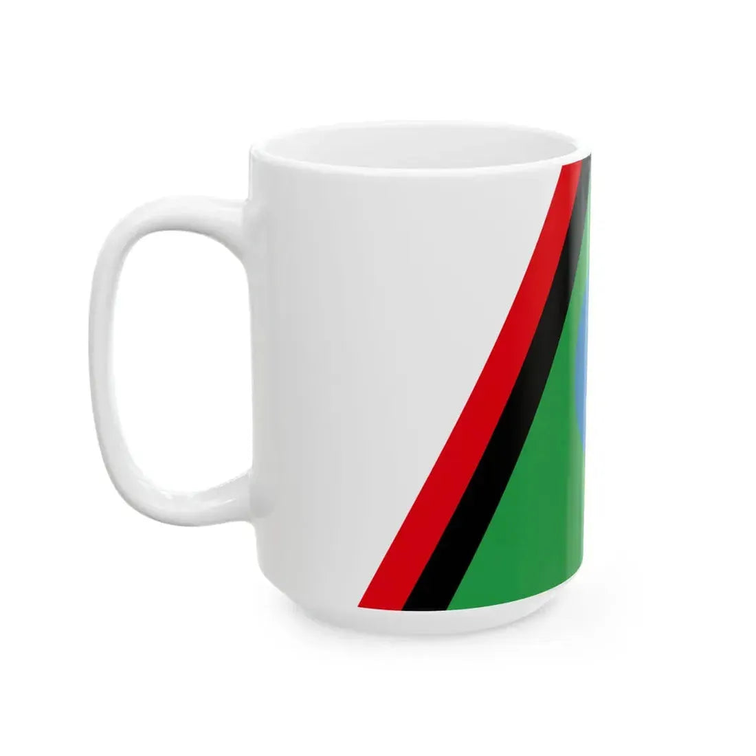 Libyan Coast Guard Racing Stripe (Libya) White Coffee Mug - Go Mug Yourself