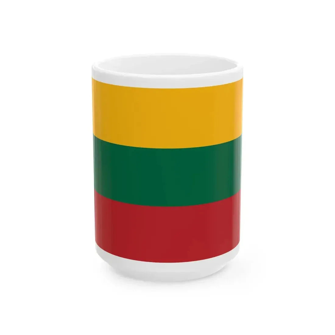 Lietuvos Respublika 16-9 (Lithuania) White Coffee Mug 15oz - Go Mug Yourself