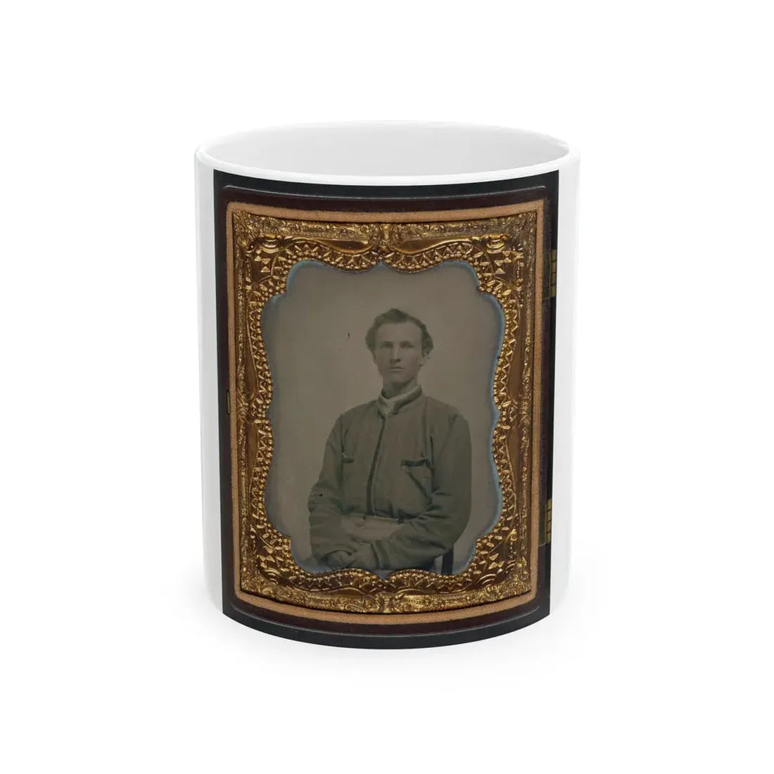 Lieutenant Horatio J. David Of Company B, 16th Georgia Infantry Regiment (U.S. Civil War) White Coffee Mug 11oz - Go Mug Yourself