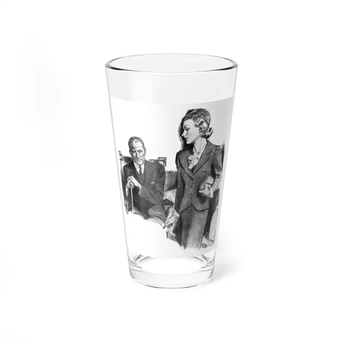 Life Can Smile by Guy Fletcher (3), Woman And Home magazine, 1938 - Pint Glass 16oz 16oz - Go Mug Yourself