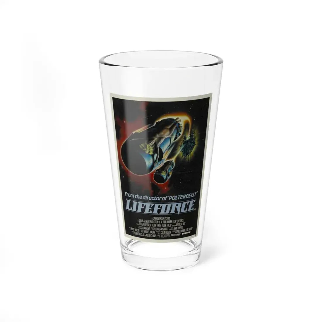 LIFEFORCE (3) 1985 Movie Poster - Pint Glass 16oz 16oz - Go Mug Yourself