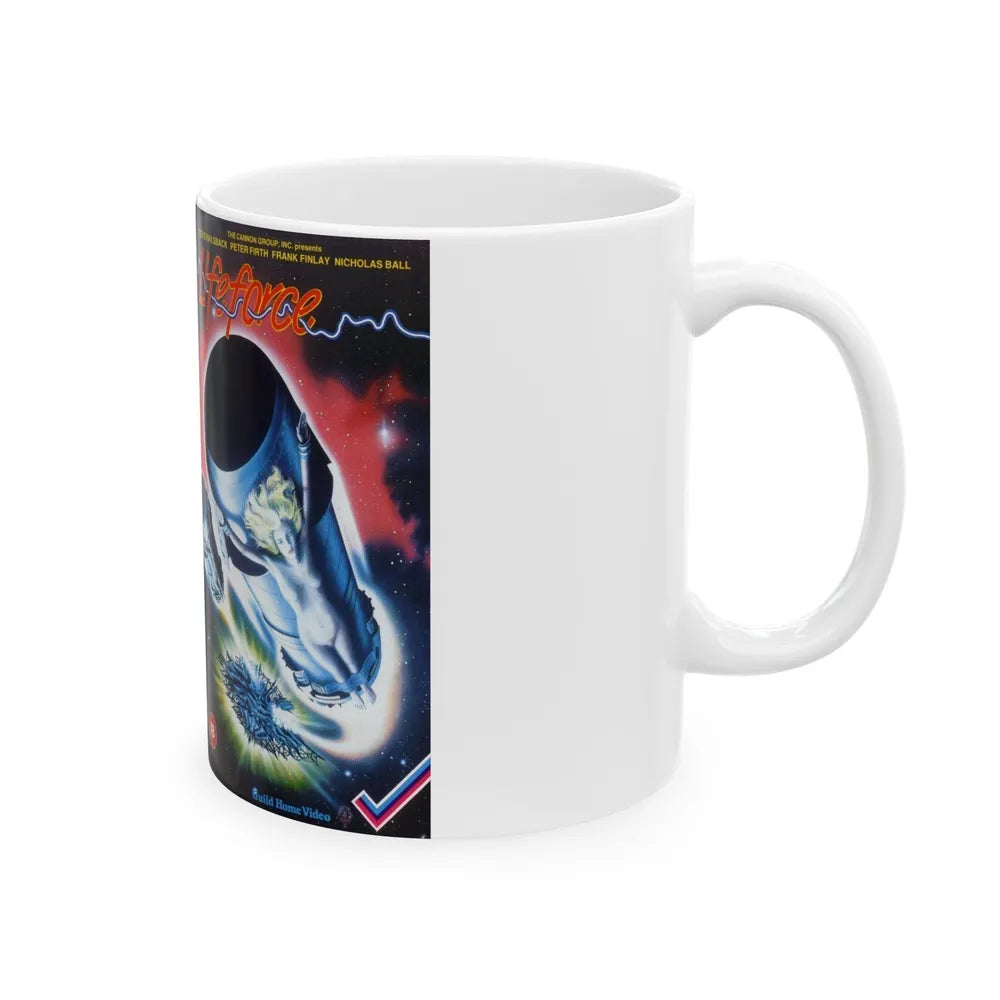 LIFEFORCE (VHS COVER) - White Coffee Mug-Go Mug Yourself