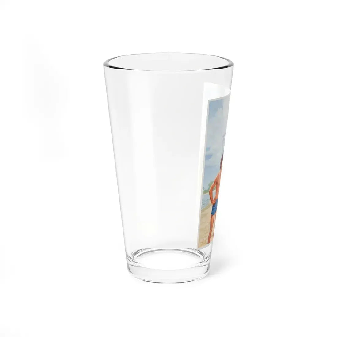Lifeguards Only Beyond This Point, Paperback Novel Cover (Penguin, 1984) - Pint Glass 16oz - Go Mug Yourself