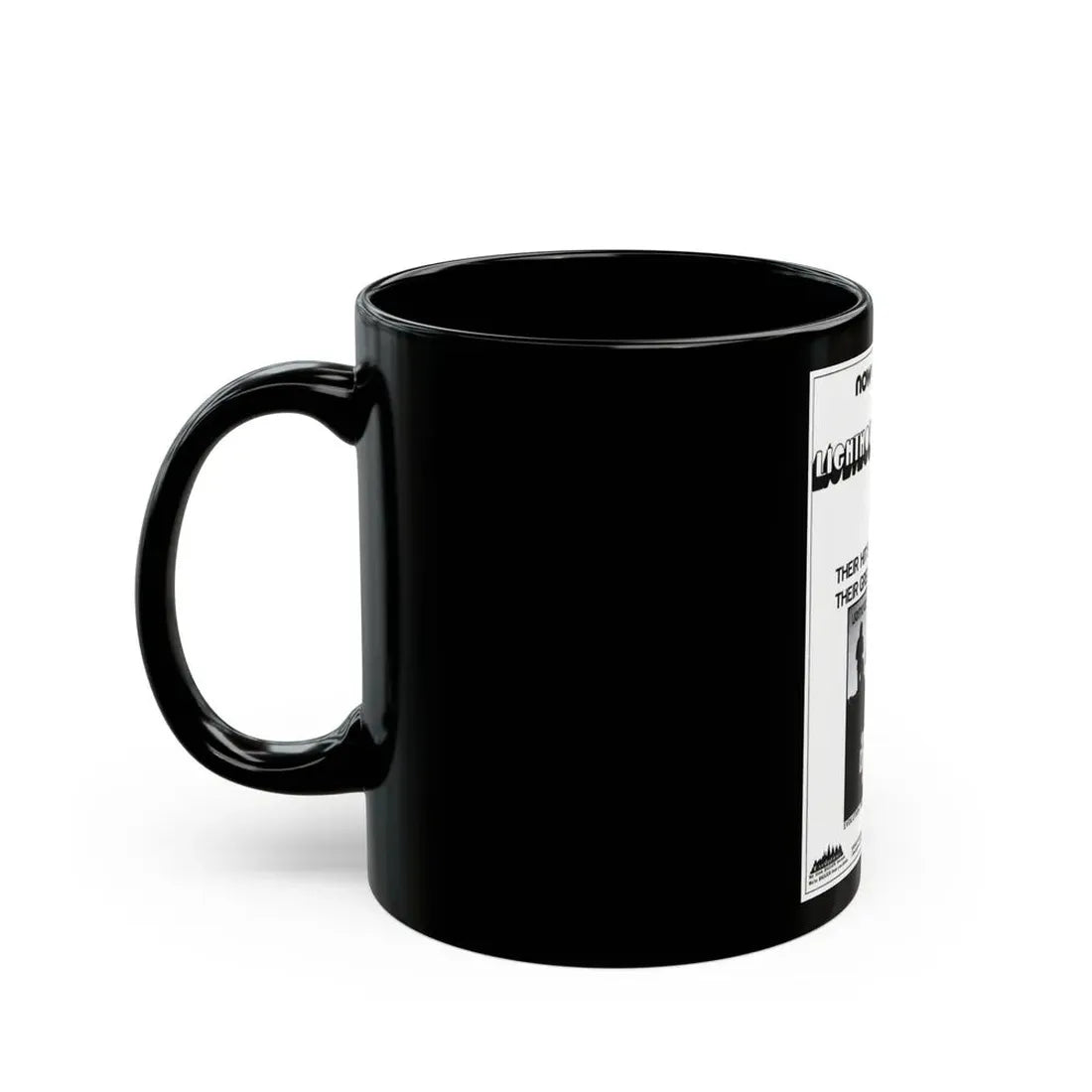Lighthouse 1972 (Music Poster) Black Coffee Mug - Go Mug Yourself