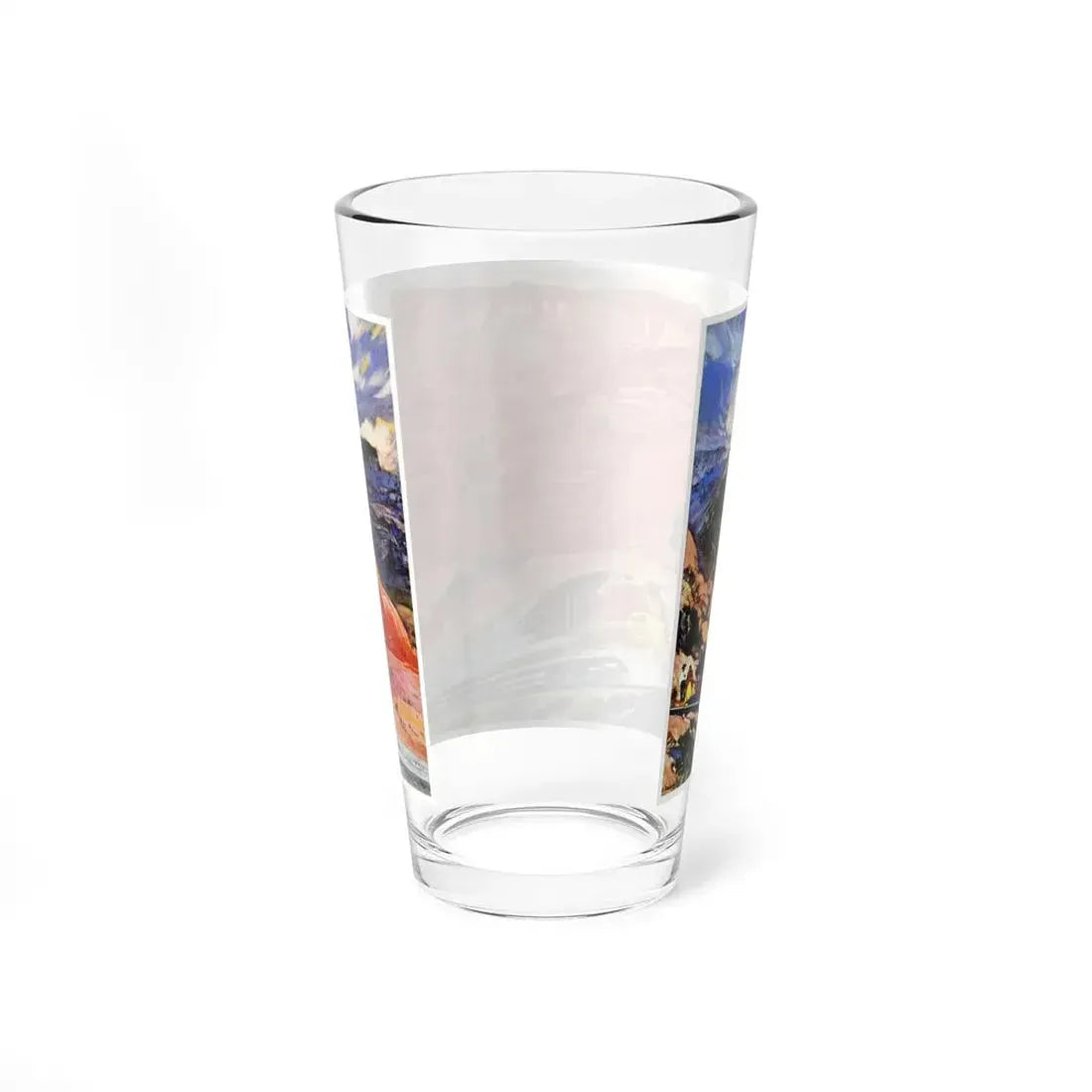 Like An Arrow, the Streamlined Super Chief Flashes Through the Country of the Navaho, 1943 - Pint Glass 16oz - Go Mug Yourself