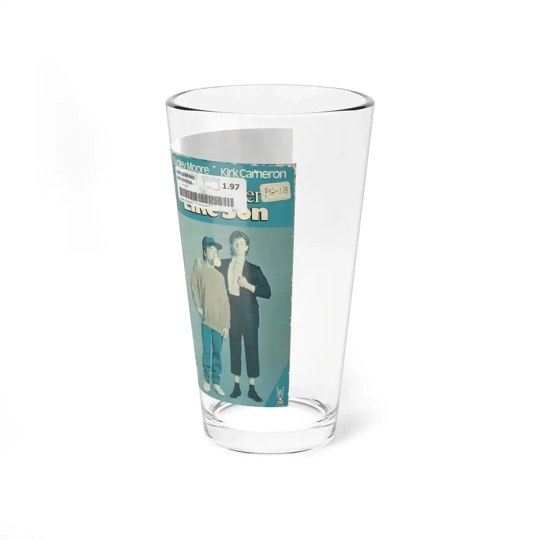 LIKE FATHER LIKE SON (VHS COVER) Pint Glass 16oz - Go Mug Yourself