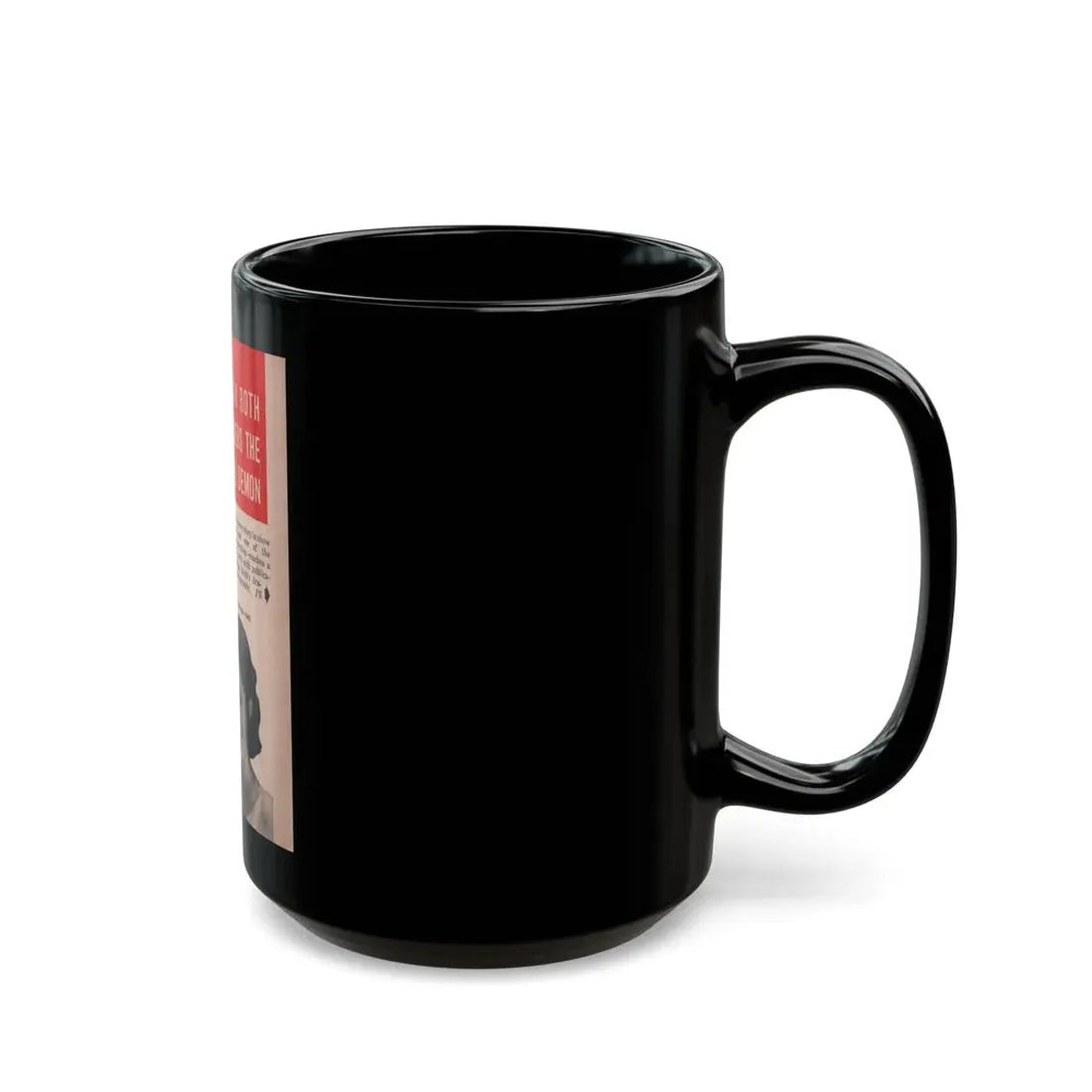 Lillian Roth #39 - People Pocket Mag. 6-16-54 - 2 B&W Photos & Article (Vintage Female Icon) Black Coffee Mug - Go Mug Yourself