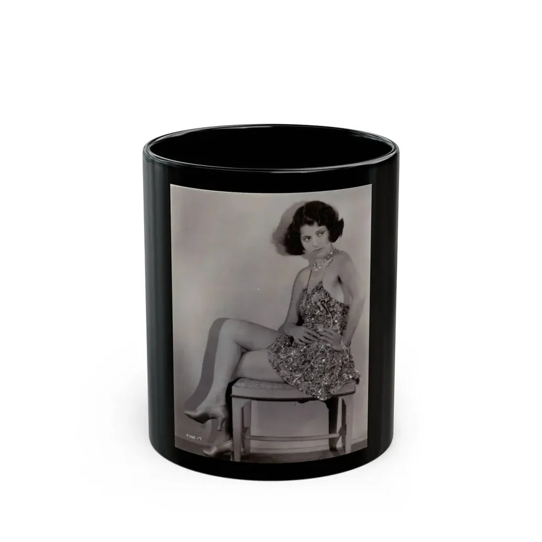 Lillian Roth #50 (Vintage Female Icon) Black Coffee Mug 11oz - Go Mug Yourself