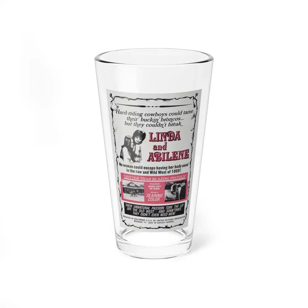 LINDA AND ABILENE 1969 Movie Poster - Pint Glass 16oz 16oz - Go Mug Yourself