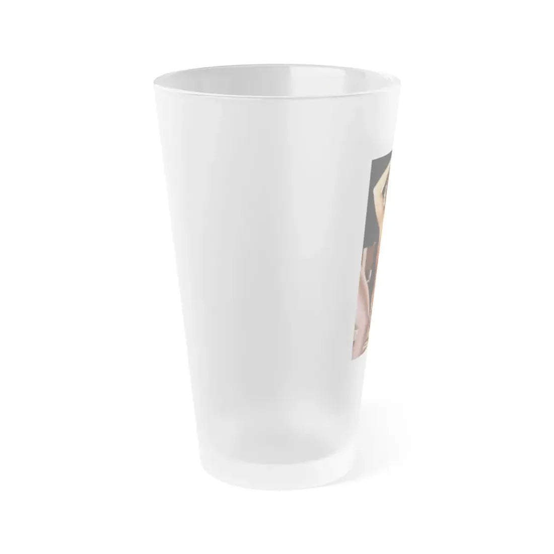 Linda Blair #106 - Partially Topless (Vintage Female Icon) Frosted Pint Glass 16oz - Go Mug Yourself