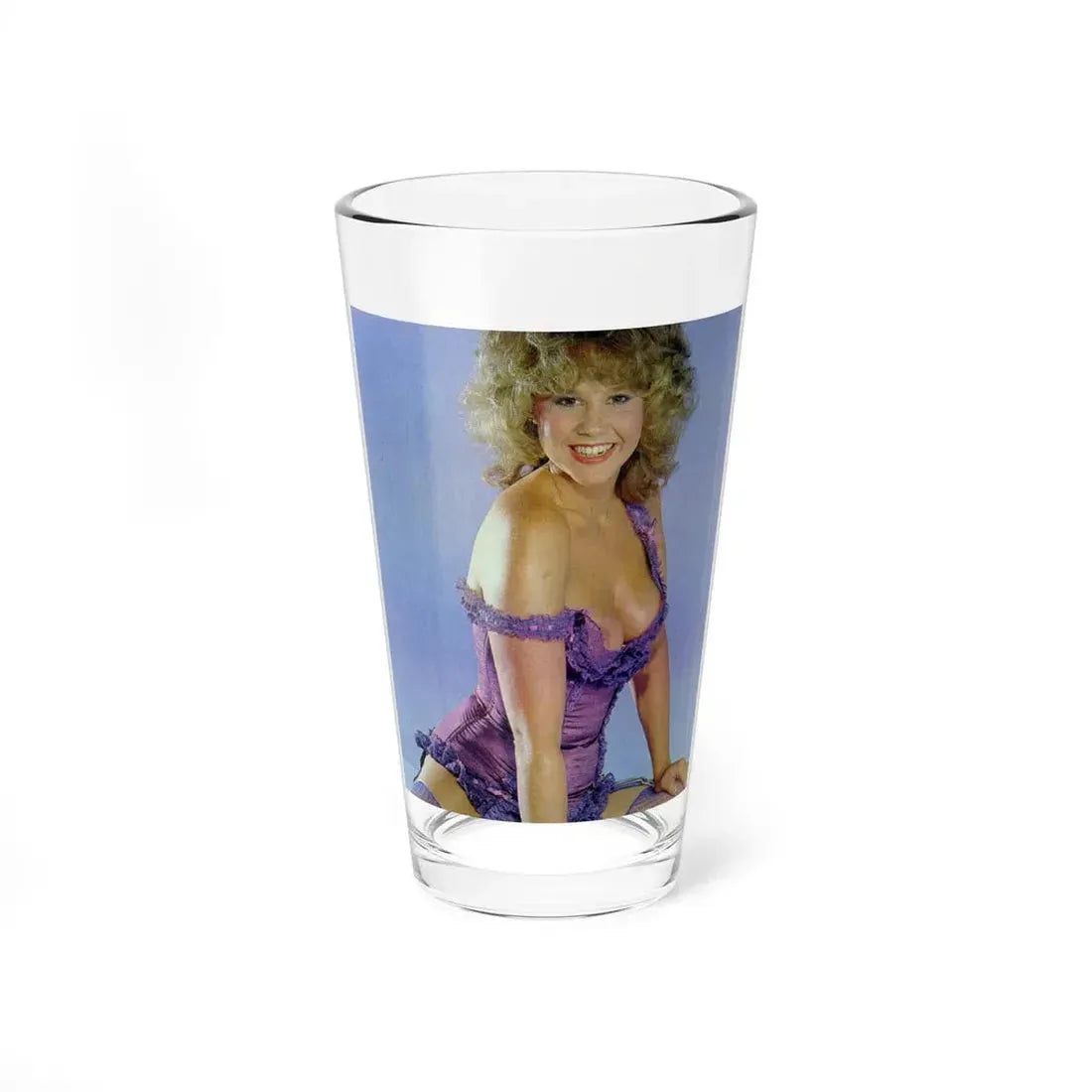Linda Blair #139 - Partially Topless (Vintage Female Icon) Pint Glass 16oz 16oz - Go Mug Yourself