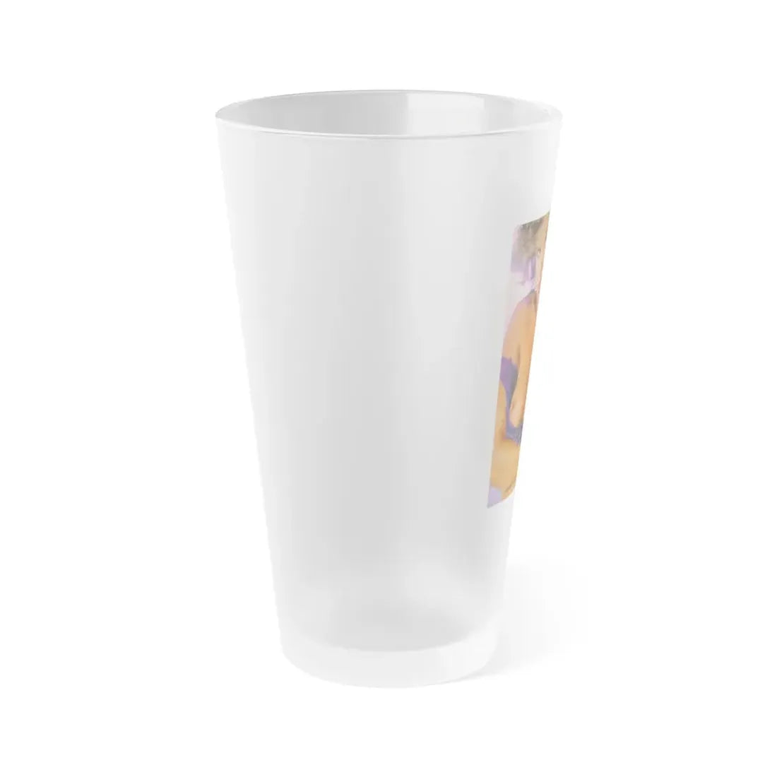 Linda Blair #143 - Topless (Vintage Female Icon) Frosted Pint Glass 16oz - Go Mug Yourself