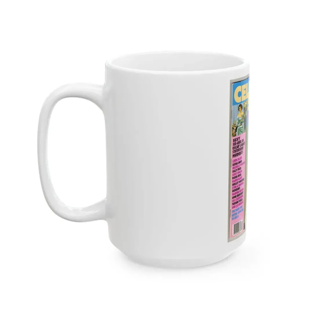 Linda Blair #148 - Mag. Cover (Vintage Female Icon) White Coffee Mug - Go Mug Yourself