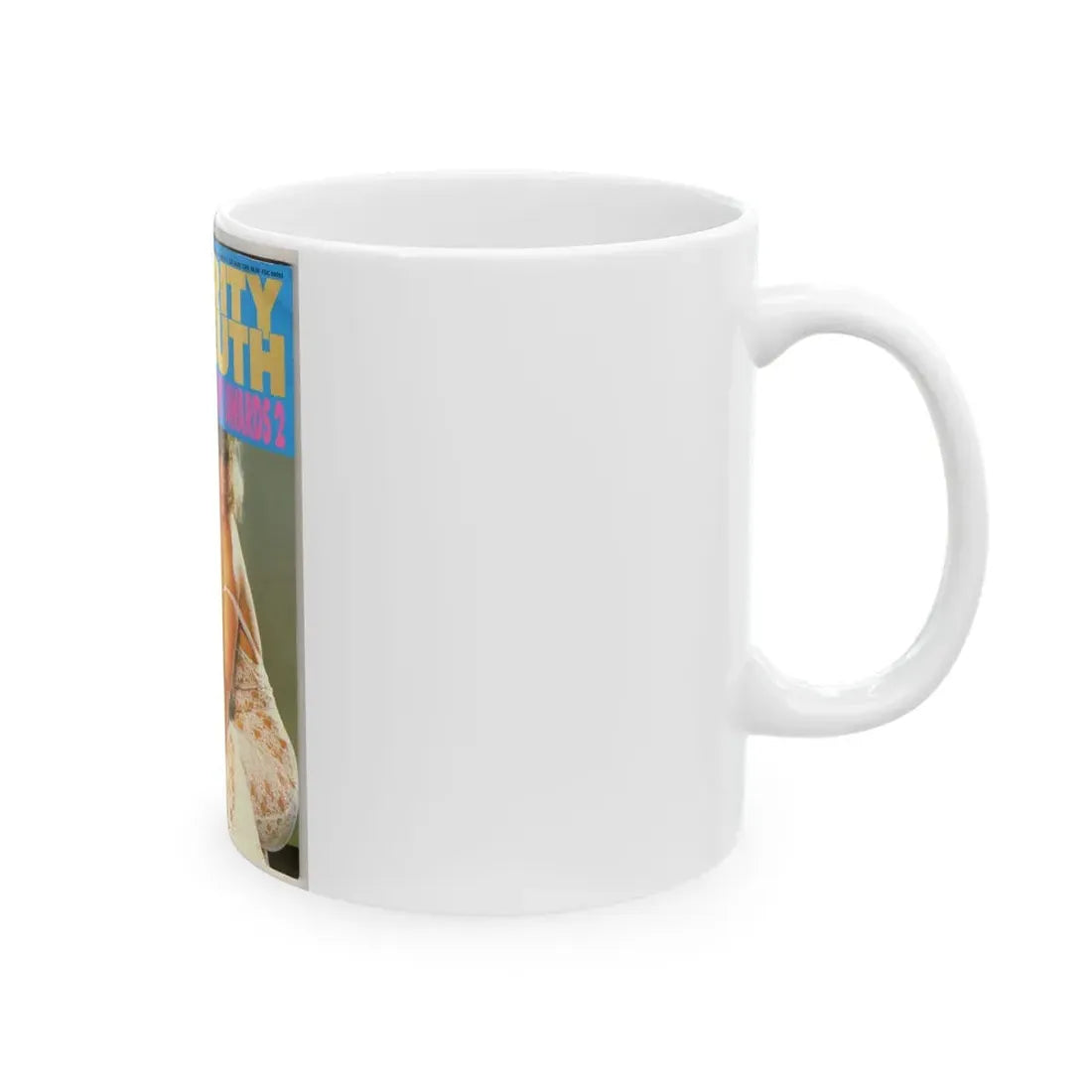 Linda Blair #148 - Mag. Cover (Vintage Female Icon) White Coffee Mug - Go Mug Yourself