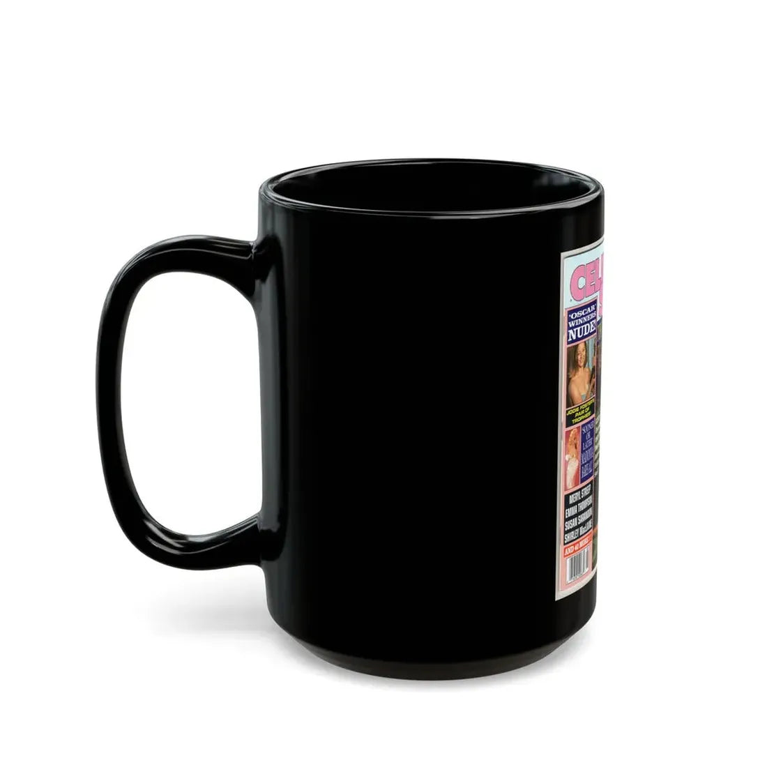 Linda Blair #150 - Mag. Cover (Vintage Female Icon) Black Coffee Mug - Go Mug Yourself