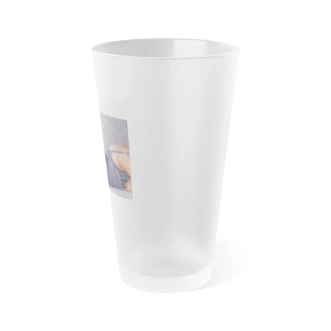 Linda Blair #155 - Topless (Vintage Female Icon) Frosted Pint Glass 16oz - Go Mug Yourself