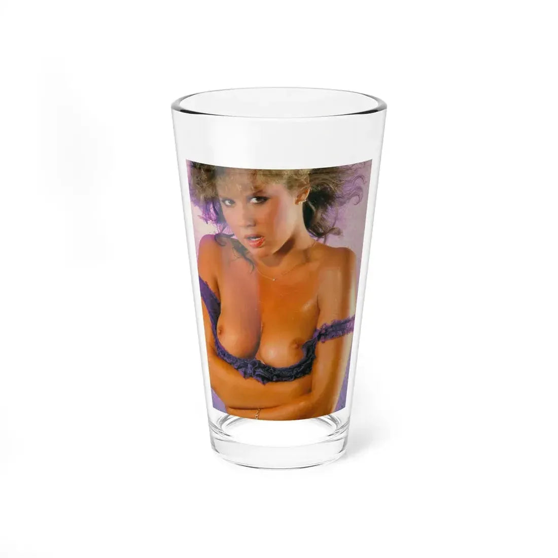 Linda Blair #159 - Topless (Vintage Female Icon) Pint Glass 16oz 16oz - Go Mug Yourself