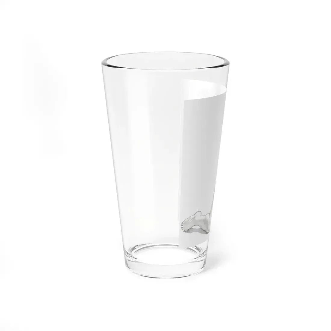 Linda Blair #171 - Nude Pencil Drawing (Vintage Female Icon) Pint Glass 16oz - Go Mug Yourself