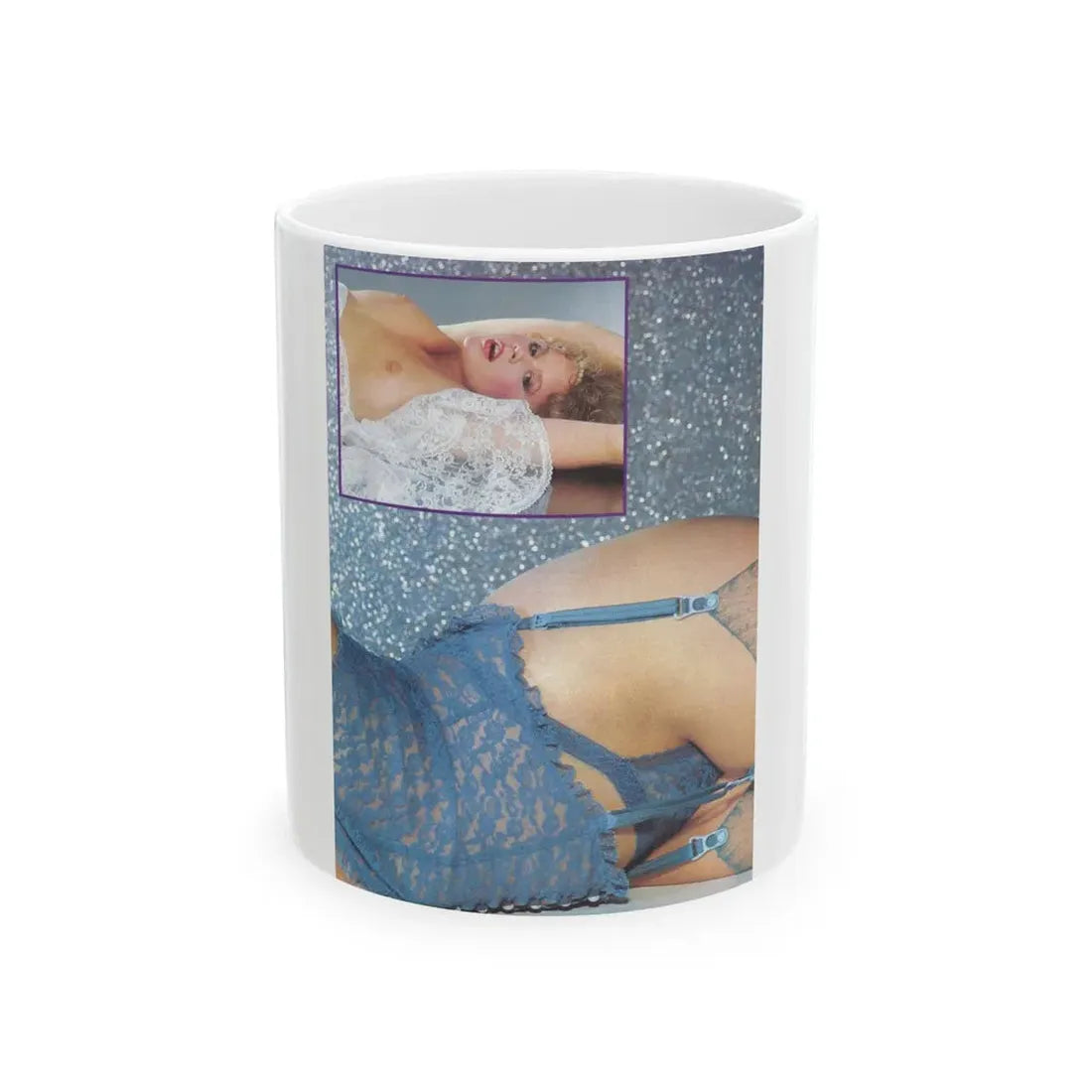 Linda Blair #191 - Topless (Vintage Female Icon) White Coffee Mug 11oz - Go Mug Yourself