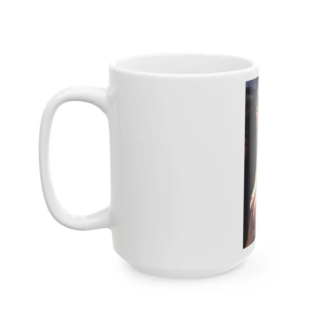 Linda Blair #195 - Topless (Vintage Female Icon) White Coffee Mug - Go Mug Yourself