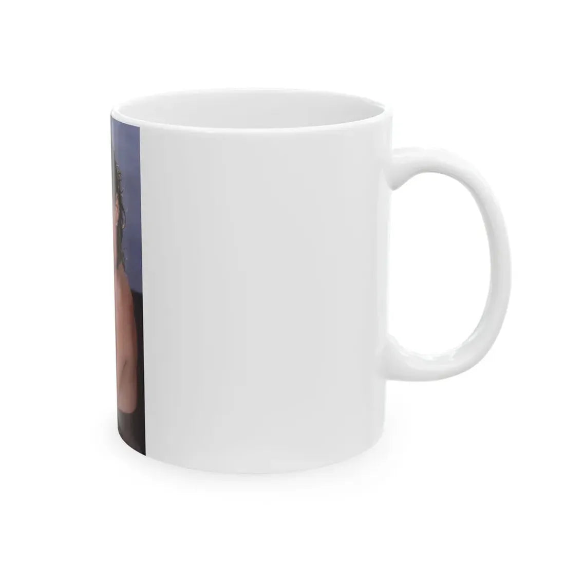 Linda Blair #195 - Topless (Vintage Female Icon) White Coffee Mug - Go Mug Yourself