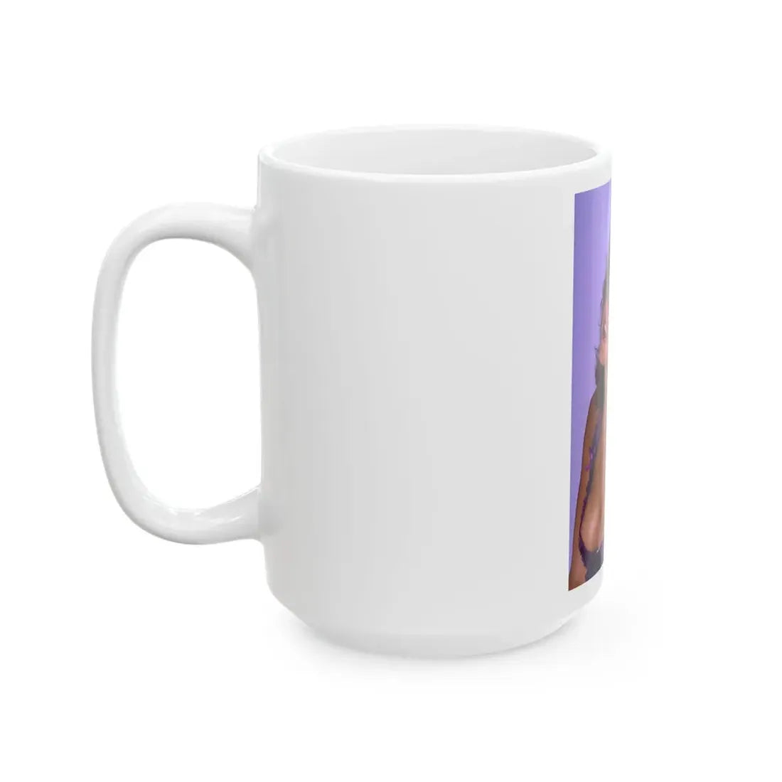 Linda Blair #198 - Partially Topless (Vintage Female Icon) White Coffee Mug - Go Mug Yourself