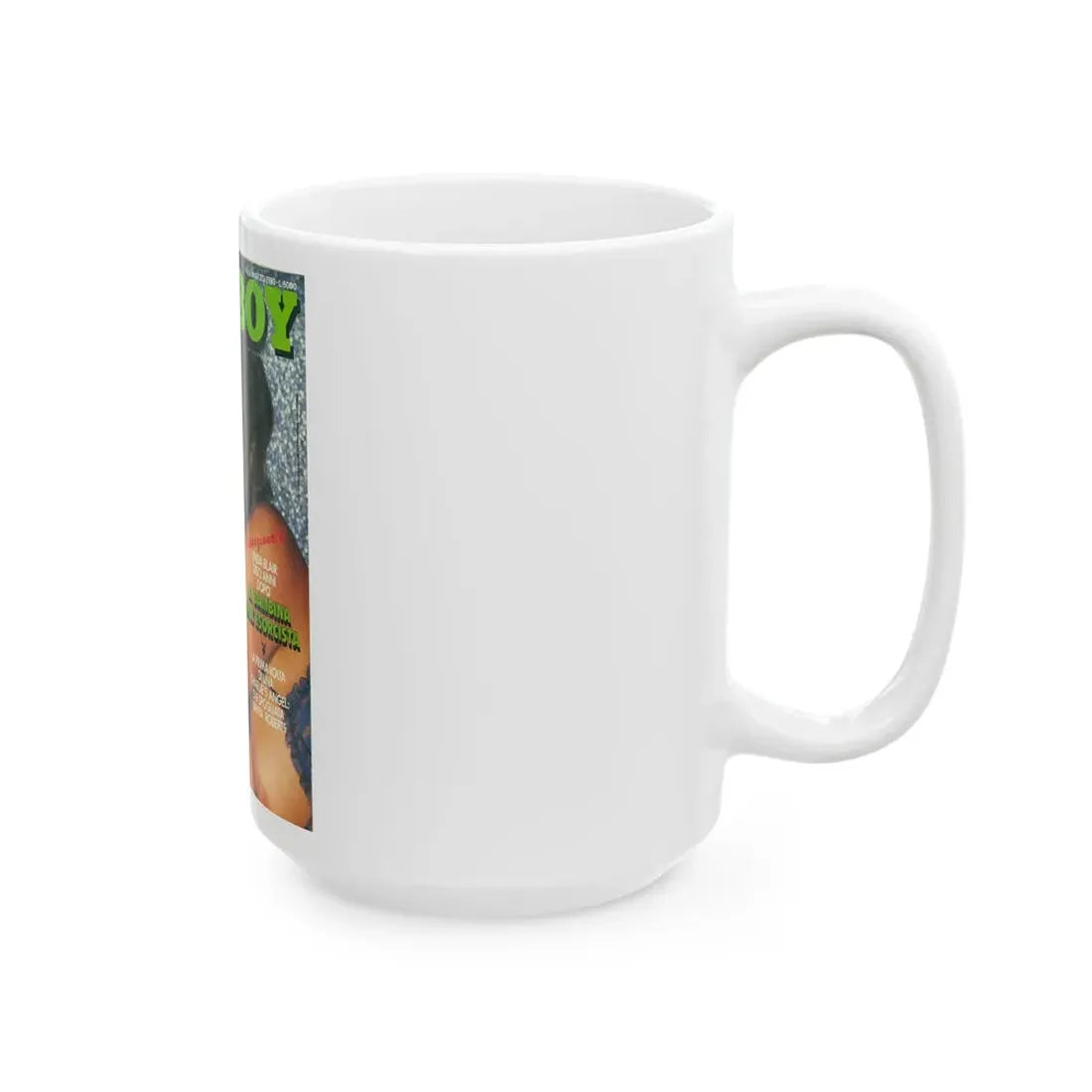 Linda Blair #211 - Italian Playboy Mag. '83 (Vintage Female Icon) White Coffee Mug - Go Mug Yourself