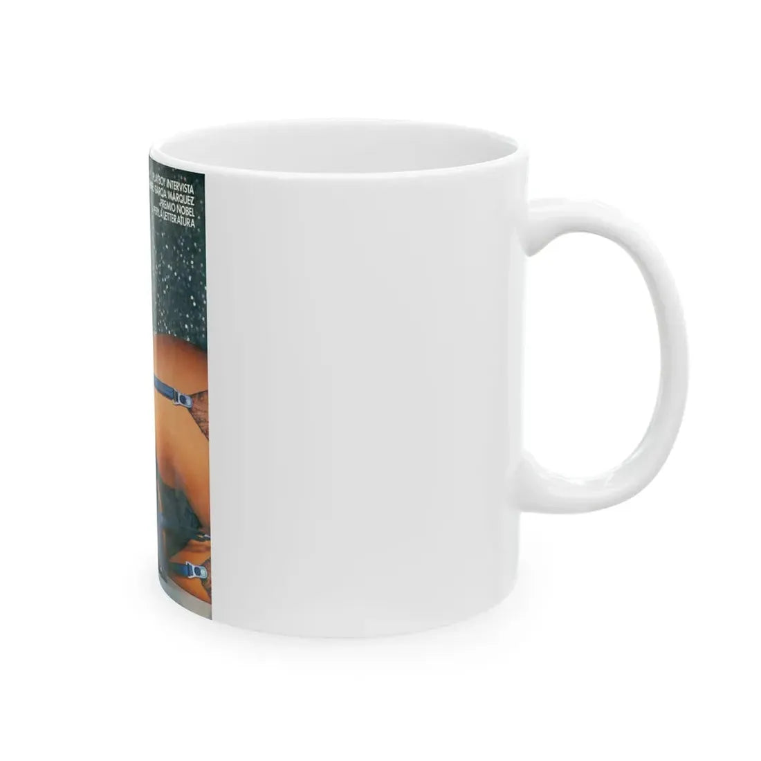 Linda Blair #212 - Italian Playboy Mag. '83 (Vintage Female Icon) White Coffee Mug - Go Mug Yourself