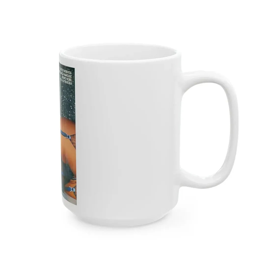 Linda Blair #212 - Italian Playboy Mag. '83 (Vintage Female Icon) White Coffee Mug - Go Mug Yourself
