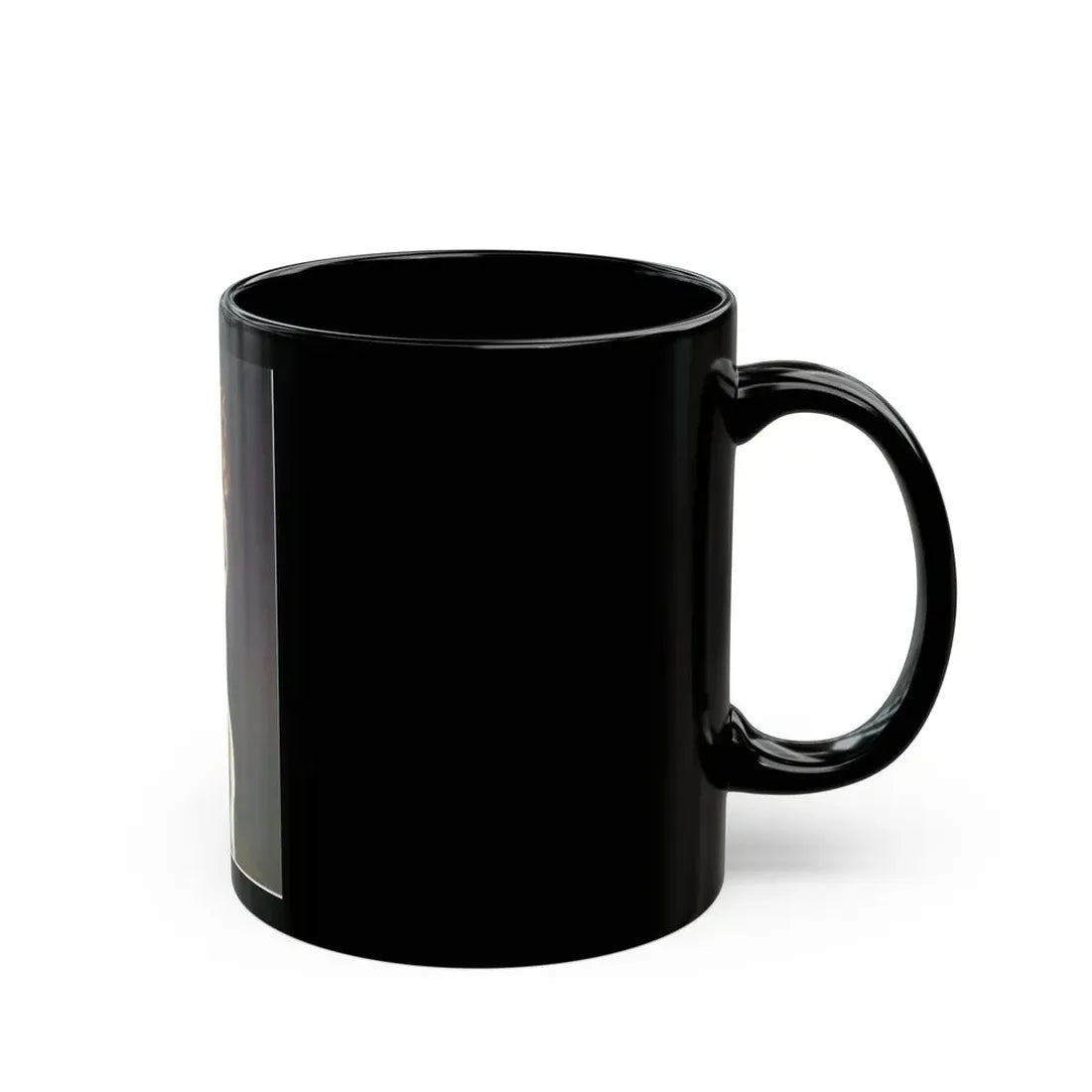 Linda Blair #223 - Topless (Vintage Female Icon) Black Coffee Mug - Go Mug Yourself