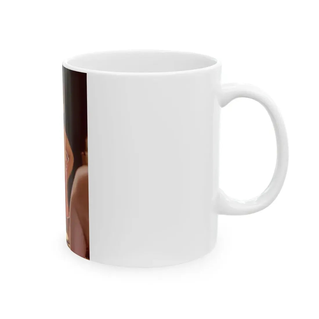 Linda Blair #235 - Partially Topless (Vintage Female Icon) White Coffee Mug - Go Mug Yourself