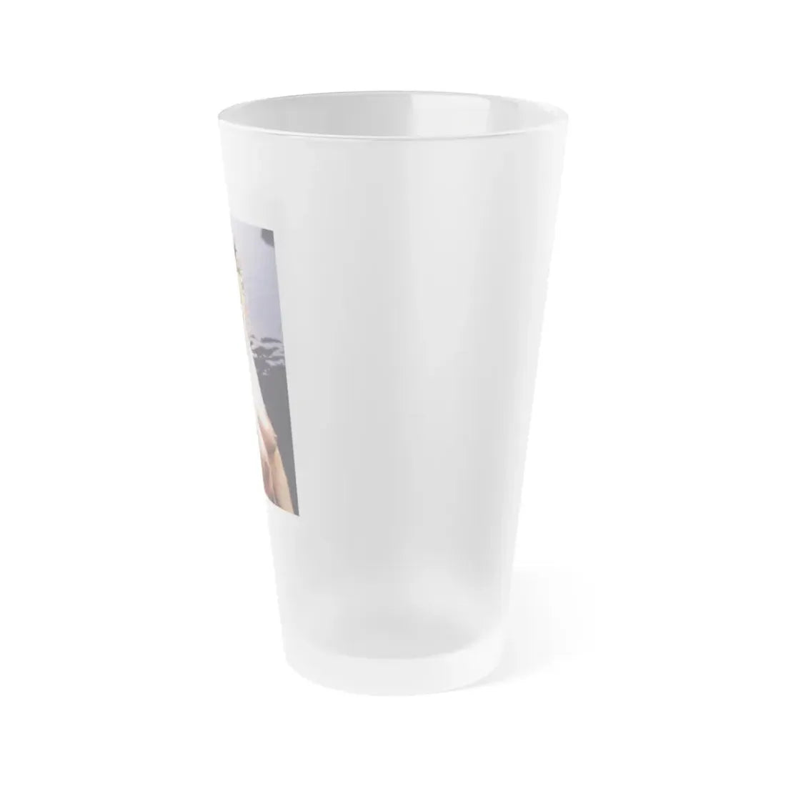 Linda Blair #254 - Topless (Vintage Female Icon) Frosted Pint Glass 16oz - Go Mug Yourself