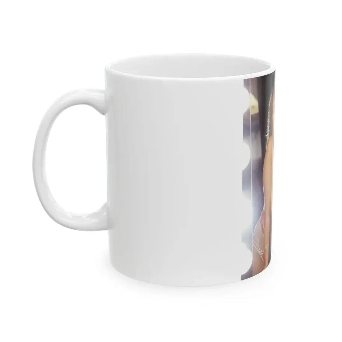 Linda Blair #260 - Partially Topless (Vintage Female Icon) White Coffee Mug - Go Mug Yourself