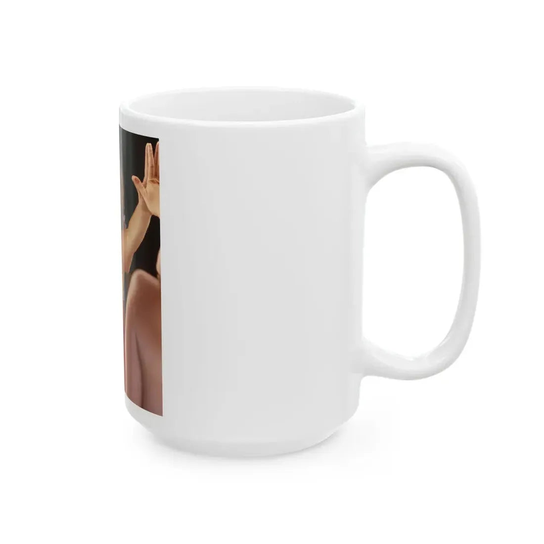Linda Blair #263 - Partially Topless (Vintage Female Icon) White Coffee Mug - Go Mug Yourself