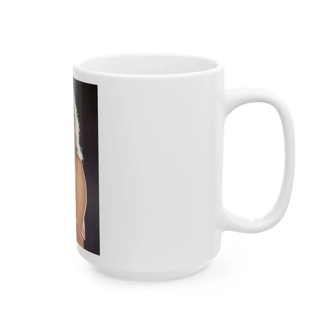 Linda Blair #267 - Partially Topless (Vintage Female Icon) White Coffee Mug - Go Mug Yourself